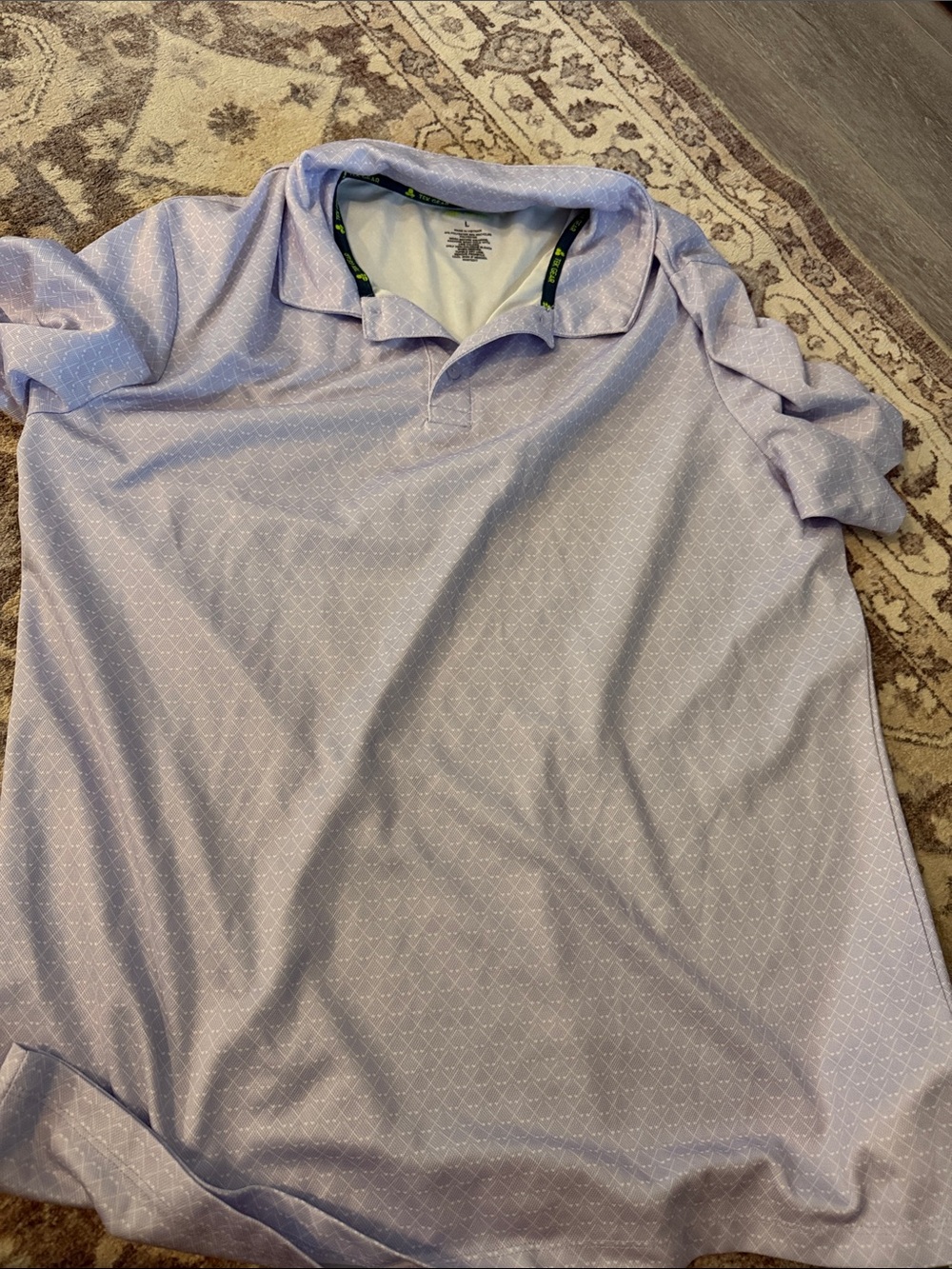 tek gear Men's Lavender Polo Shirt
